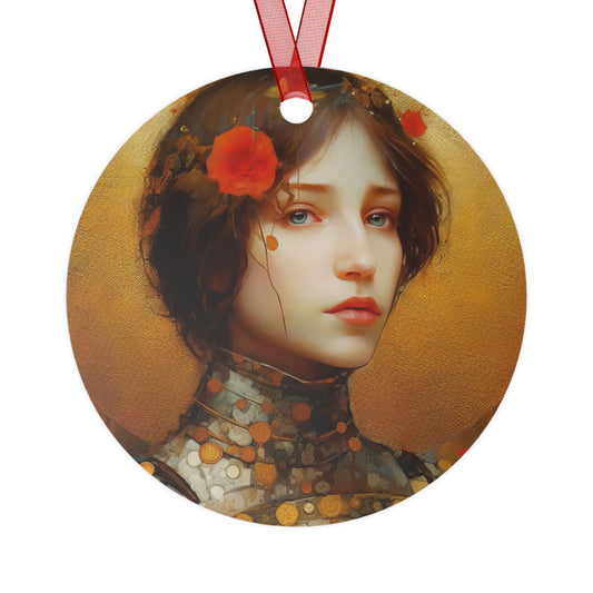 Saint Joan of Arc Ornament - Religious Holiday Christmas Ornament and Keepsake - Double sided Keepsake Religious Ornament