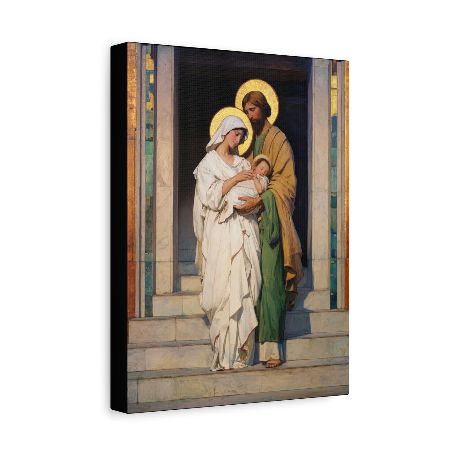 The Feast of the Presentation of the Lord - Holy Family - Gallery Wrapped Canvas - Print - Religious Art for your Home - Catholic art print - prayer room art