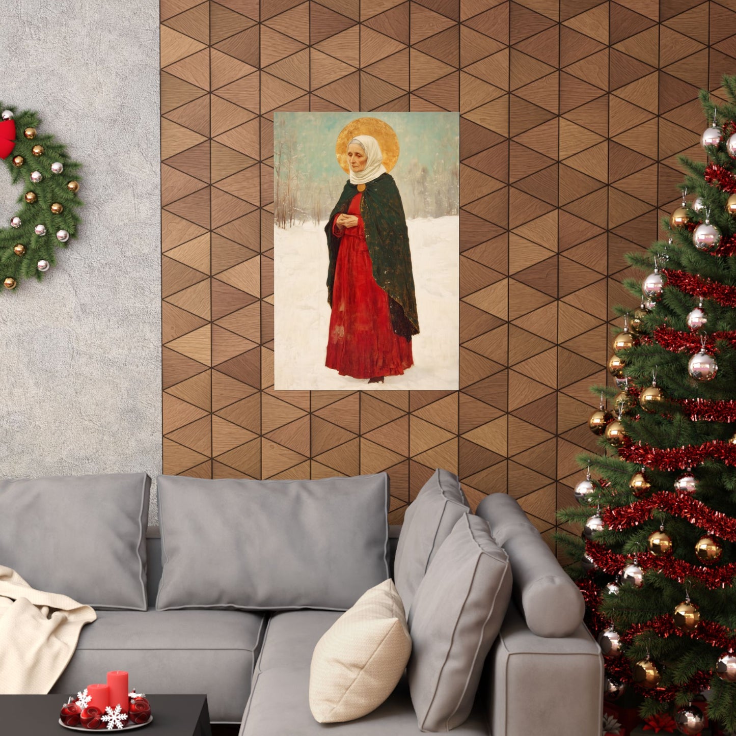 Saint Xenia - Russian Saint Art - Sanctified Souls Print - Multiple Sizes - Premium Matte Vertical Posters