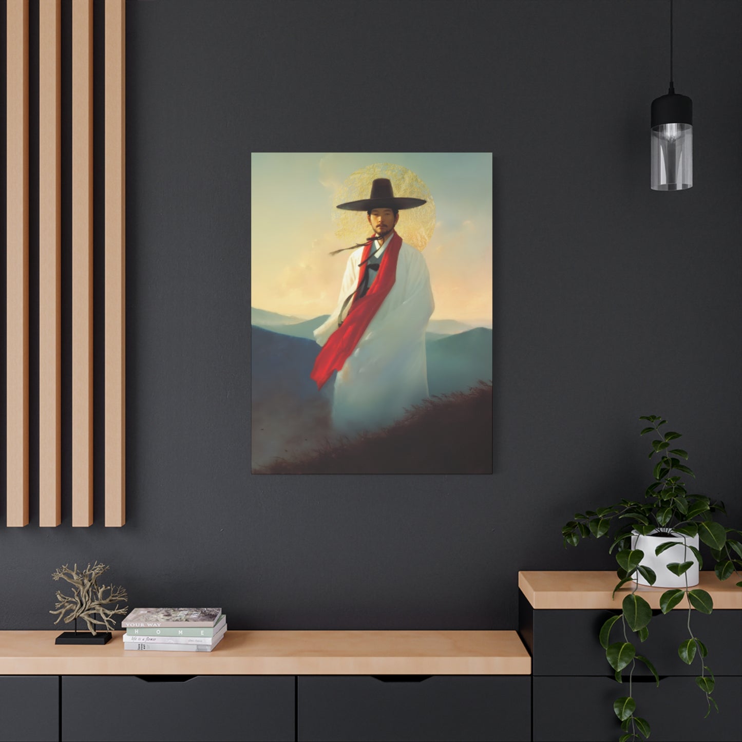 Saint Andrew Kim Taegon - Multiple Sizes - Catholic Home art - Museum Wrapped Canvas - Sanctified Souls Print - Martyr Saint