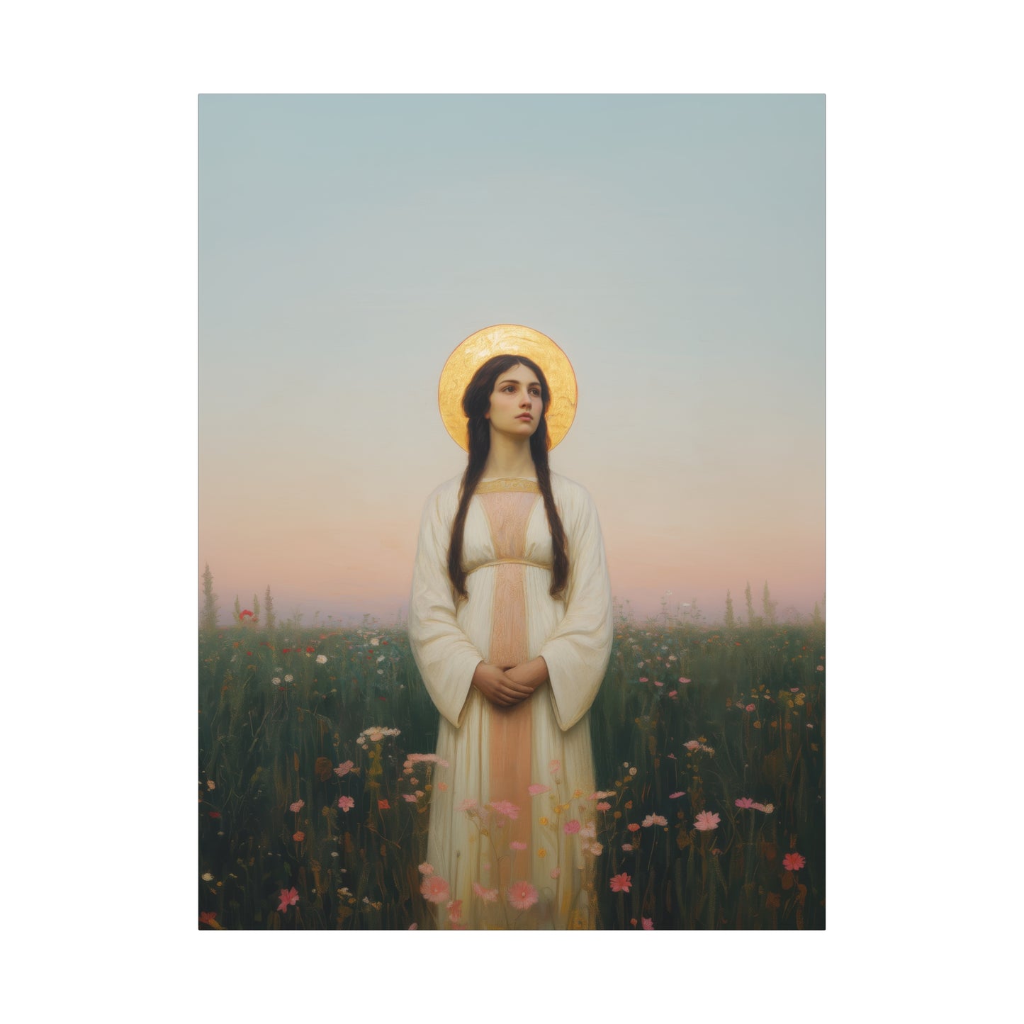 Saint Sabina-  Museum Wrapped Canvas - Sanctified Souls Print - Religious Art for your Home - Catholic Patron Saint Art