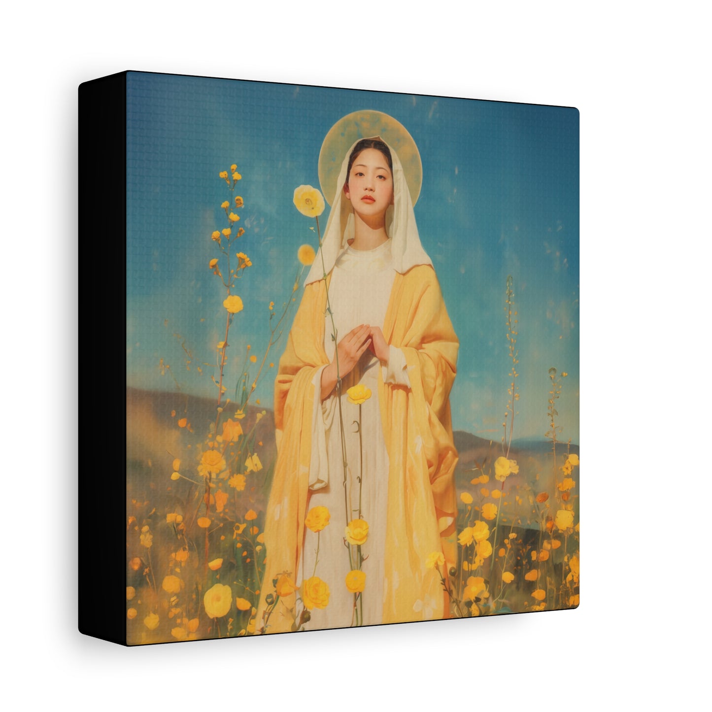 Saint Agatha Lin - Gallery Wrapped Canvas - Print - Religious Art for your Home - Catholic Art