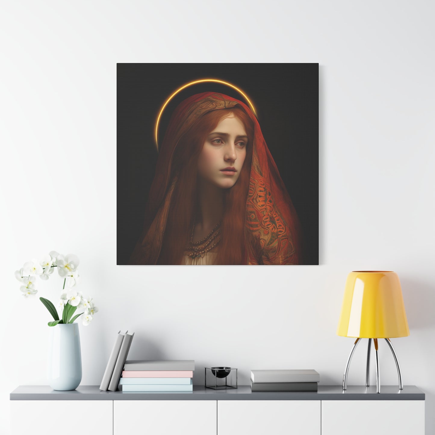The Beloved Disciple - Mary Magdalene's Devotion - Museum Wrapped Canvas - Sanctified Souls Print - Religious Art for your Home