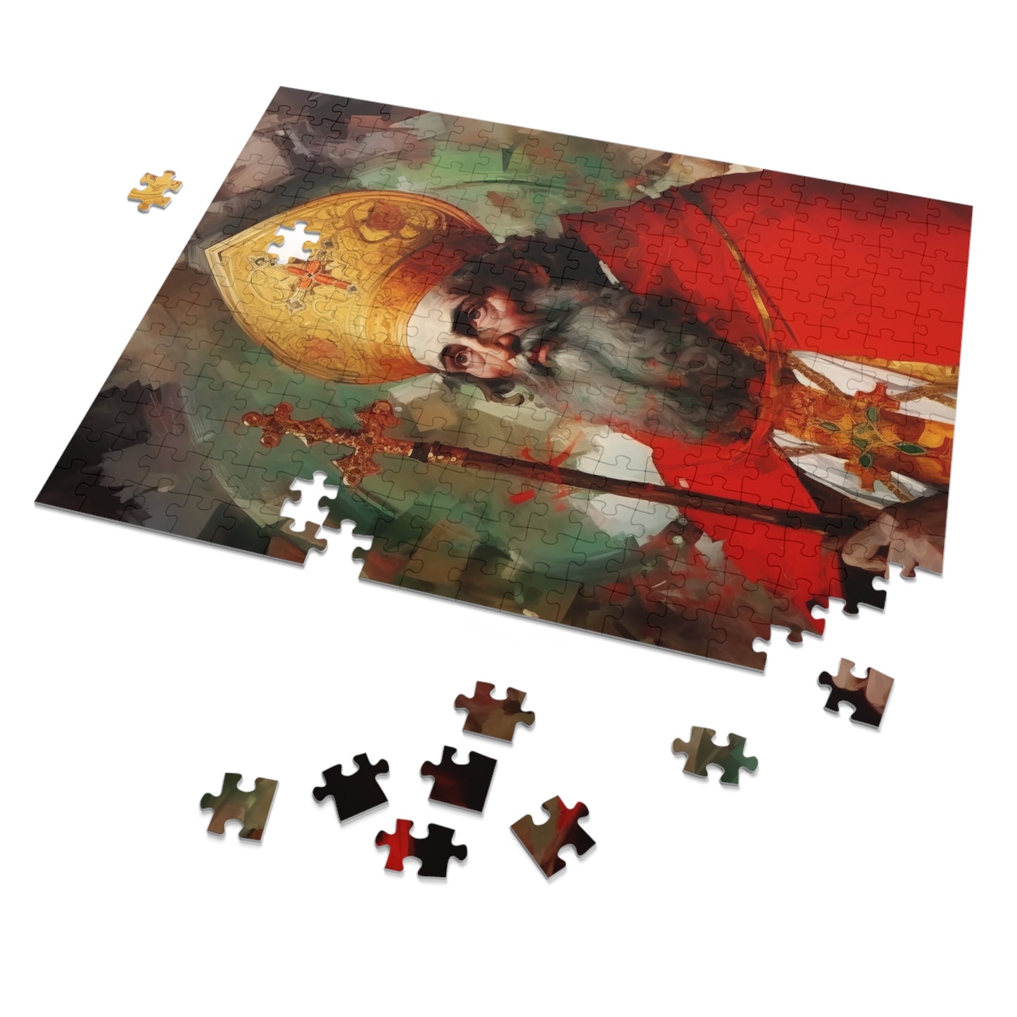 Saint Eusebius of Vercelli - Puzzle and Keepsake Tin - Religious Jigsaw Puzzle (30, 110, 252, 500,1000-Piece) - Religious Puzzle