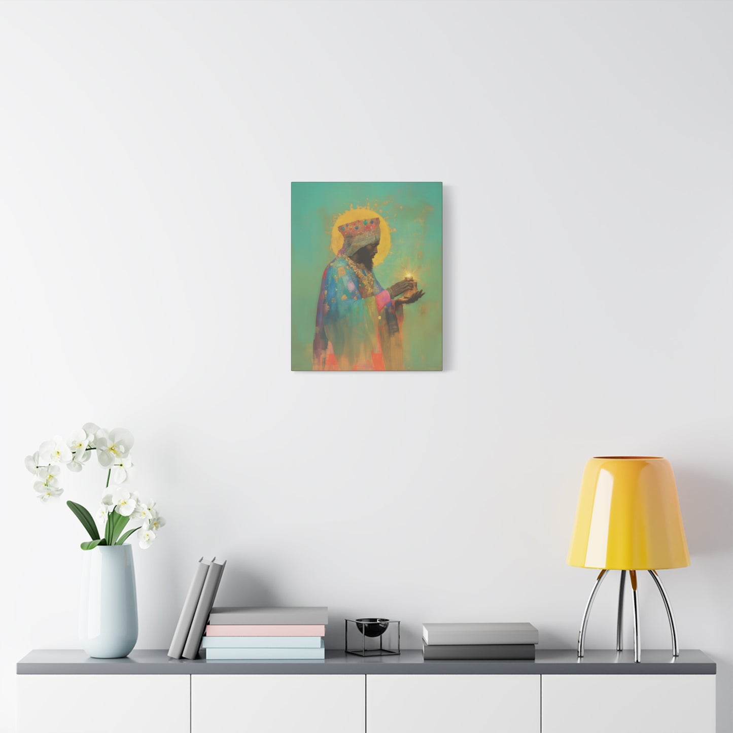 Balthazar and the Gift of Foretold Sorrow - 3 Wise Men - Gallery Wrapped Canvas - Print - Religious Art for your Home - Catholic