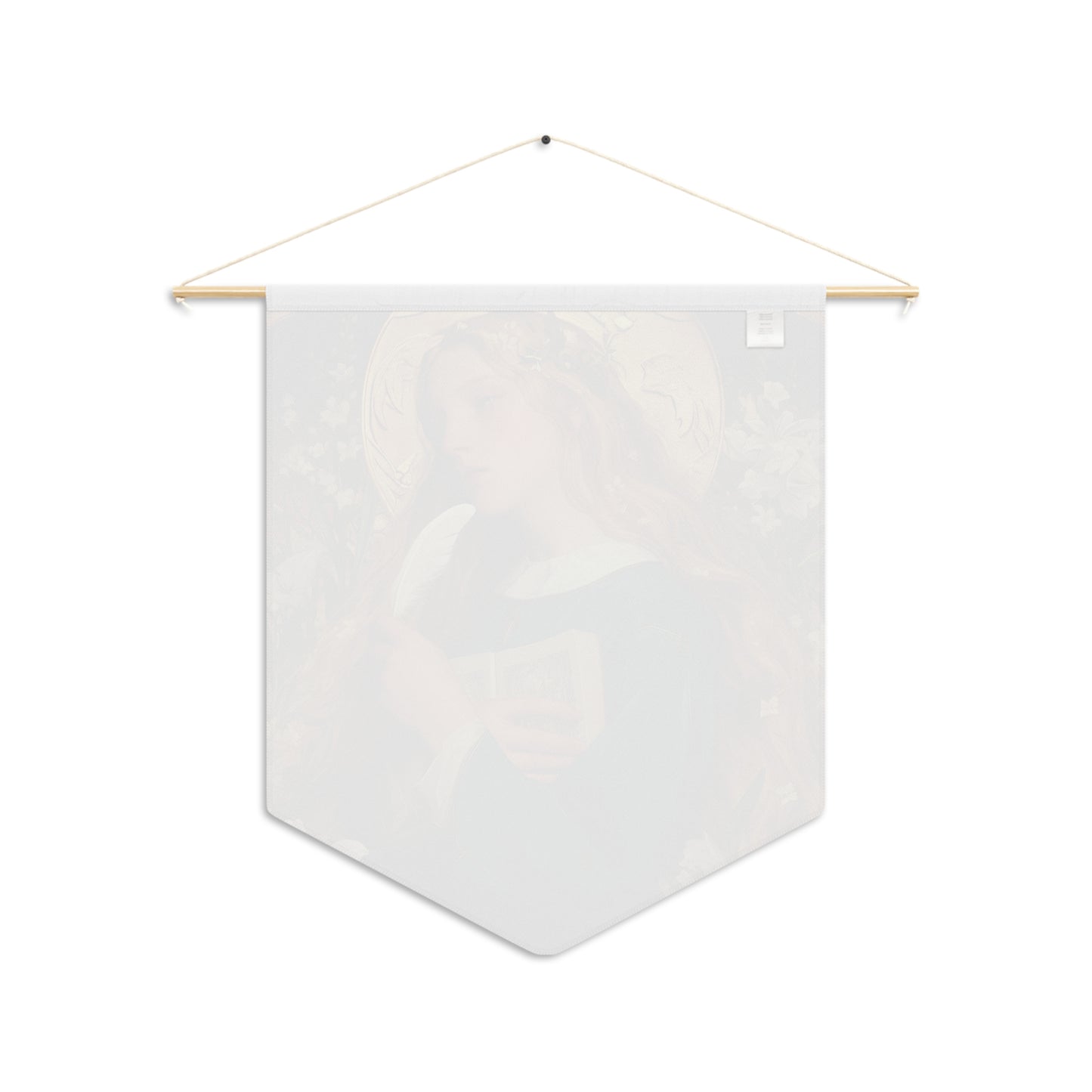 Saint Petronilla Pennant / Banner / Wall Hanging - Prayer room art - 18" x 21" - Catholic prayer Religious Christian Gift - Large Banner