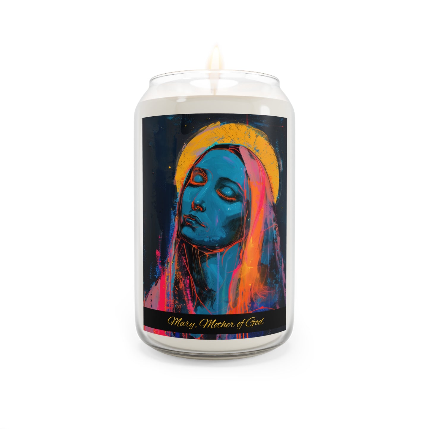 Mary, Mother of God - Mother of Eternal Wisdom - Scented Prayer Candle, 13.75oz -  Candle - Catholic Art -  Scented Candle - Religious