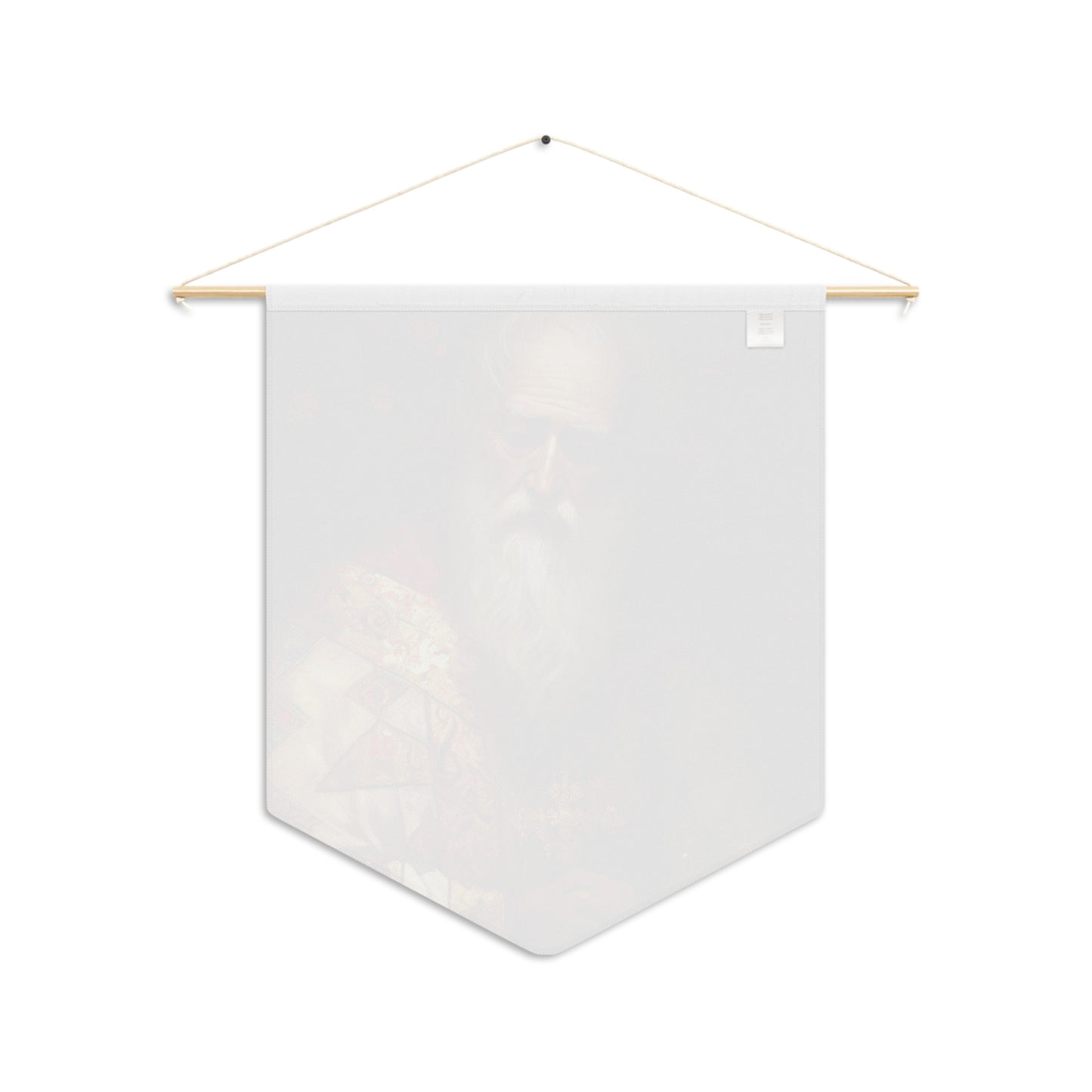 Saint Nicholas Wall Banner / Wall Hanging - Prayer room art - Catholic Home Art - Large Saint Art for your home - 18" x 21"
