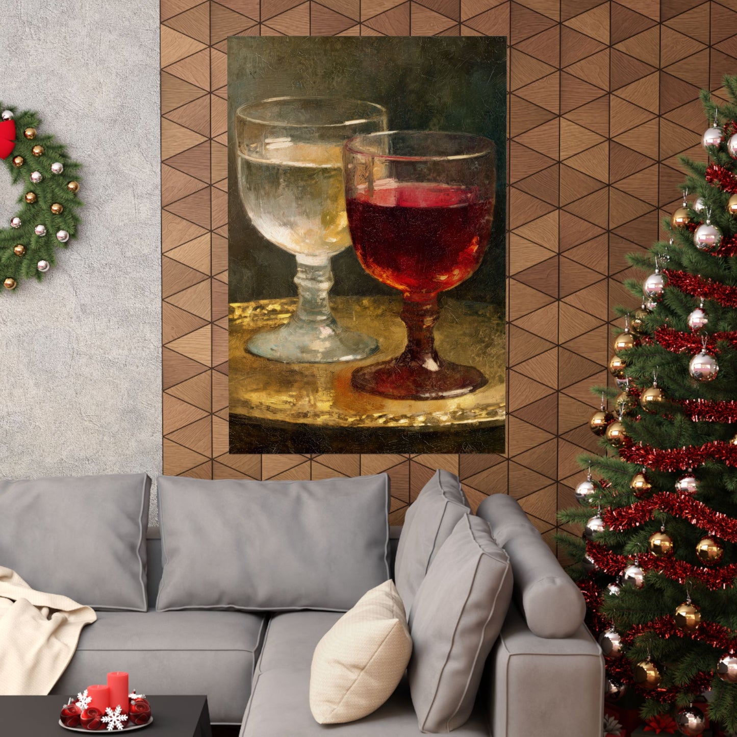 Cana and the Miracle of Abundance - Water into Wine - Sanctified Souls Print - Multiple Sizes - Premium Matte Vertical Posters