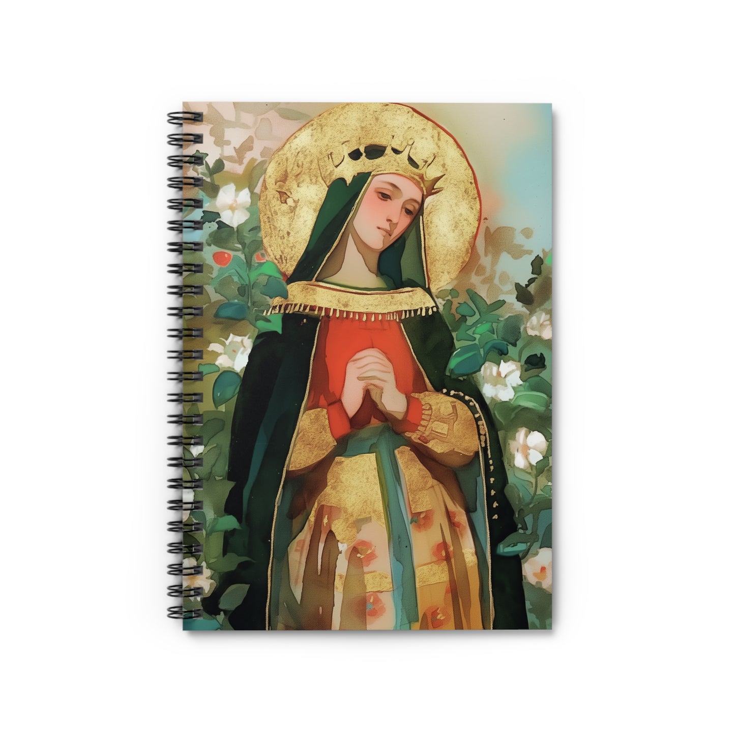 Saint Matilda of Germany Spiral Journal - Sanctified Souls Art - Religious Based Notebook - Spiral Notebook - Ruled Line