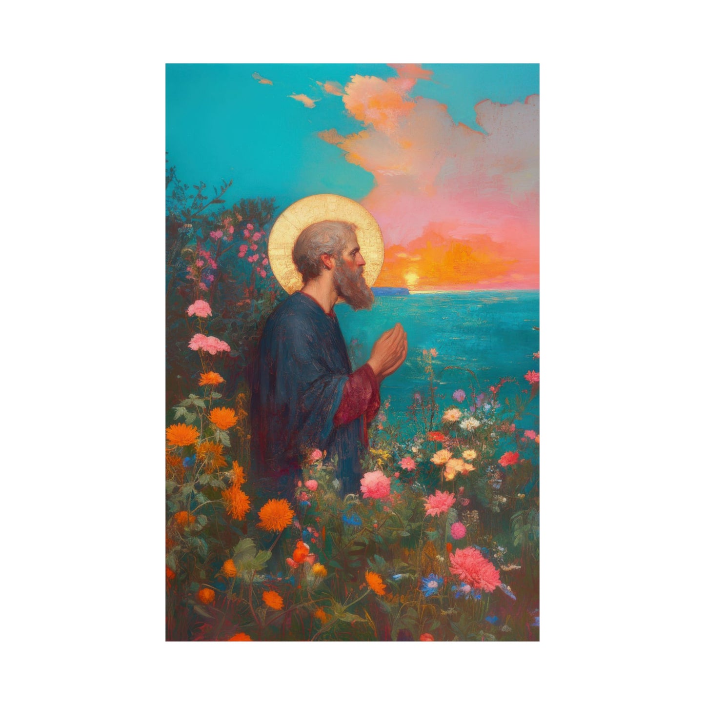 Saint Philip the Apostle - Sanctified Souls Print - Multiple Sizes - Premium Matte Vertical Posters