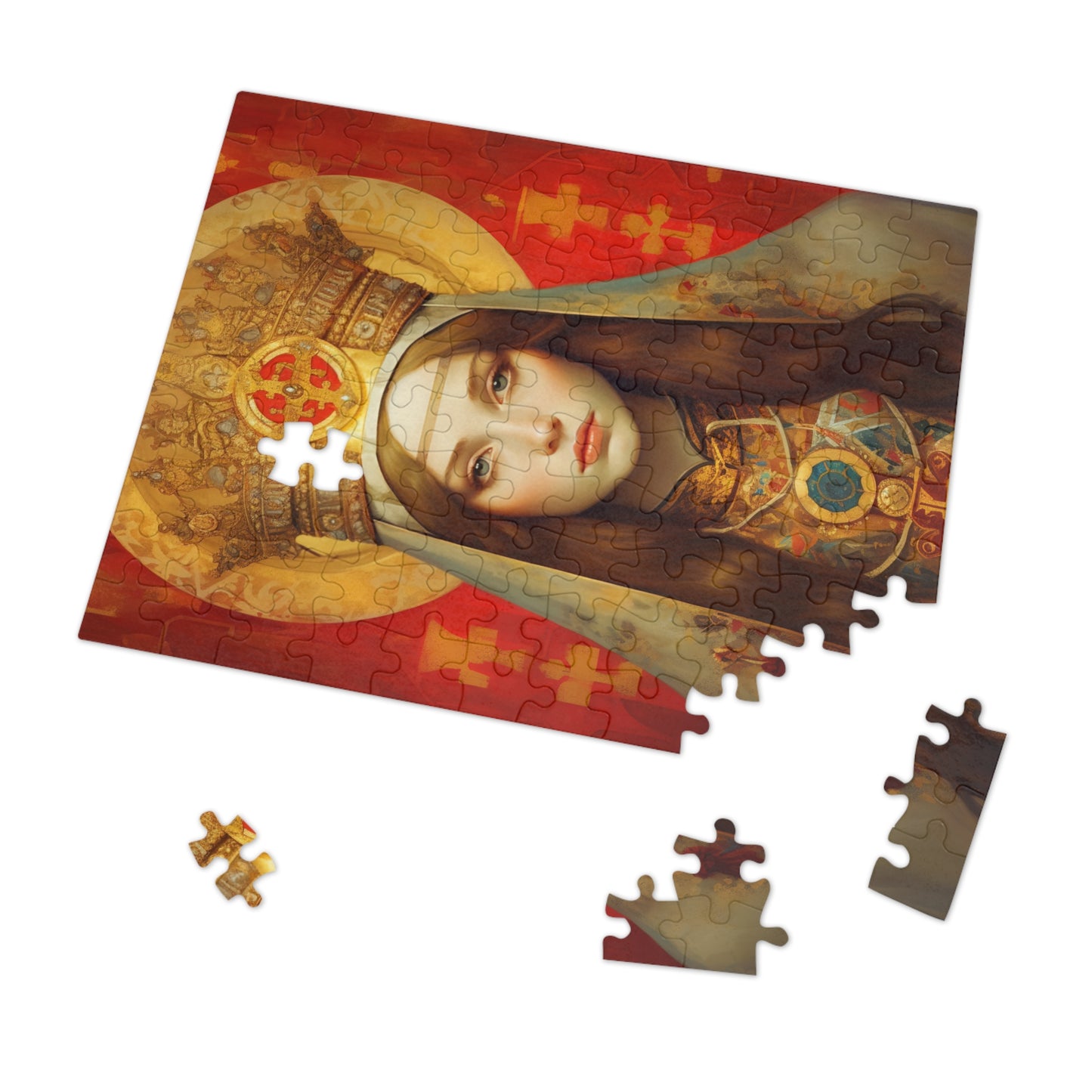 Saint Alexandra - Puzzle and Keepsake Tin - Jigsaw Puzzle (30, 110, 252, 500,1000-Piece) - Religious Puzzle
