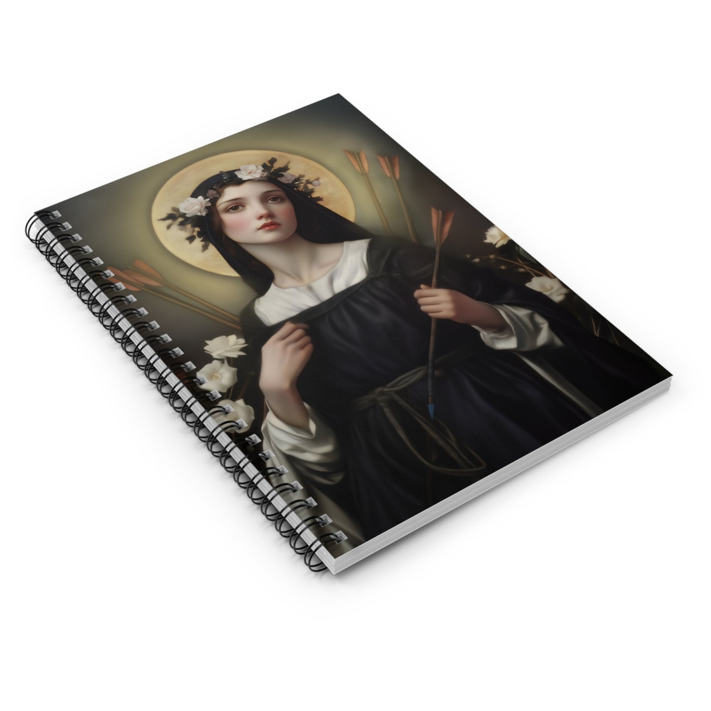 Saint Dorothy of Montau - Sanctified Souls Art - Religious Based Notebook - Spiral Notebook