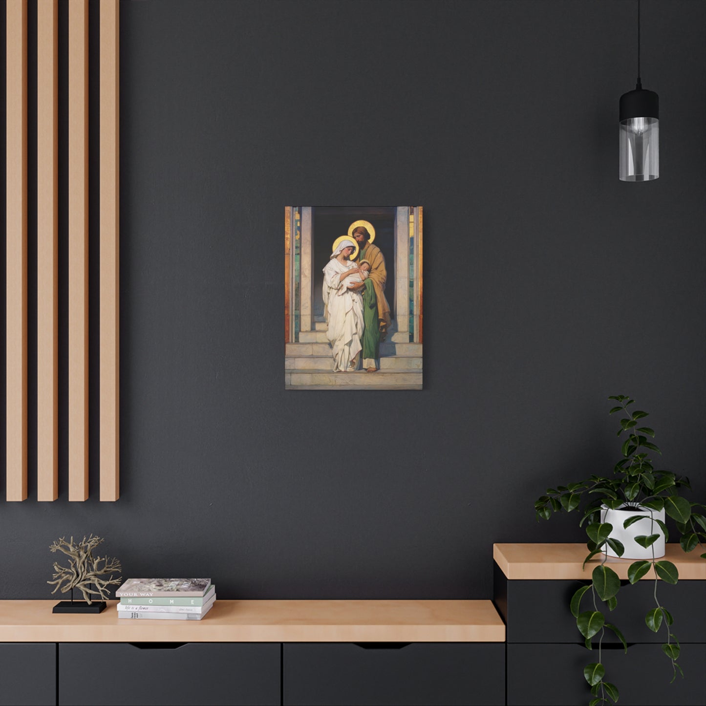 The Feast of the Presentation of the Lord - Holy Family - Gallery Wrapped Canvas - Print - Religious Art for your Home - Catholic art print - prayer room art