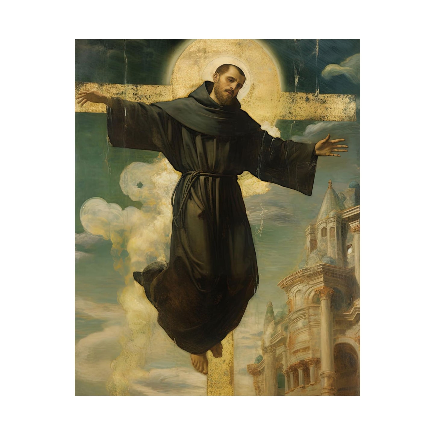 Saint Joseph of Cupertino Print - Sanctified Souls Print - Multiple Sizes - Premium Matte Vertical Posters