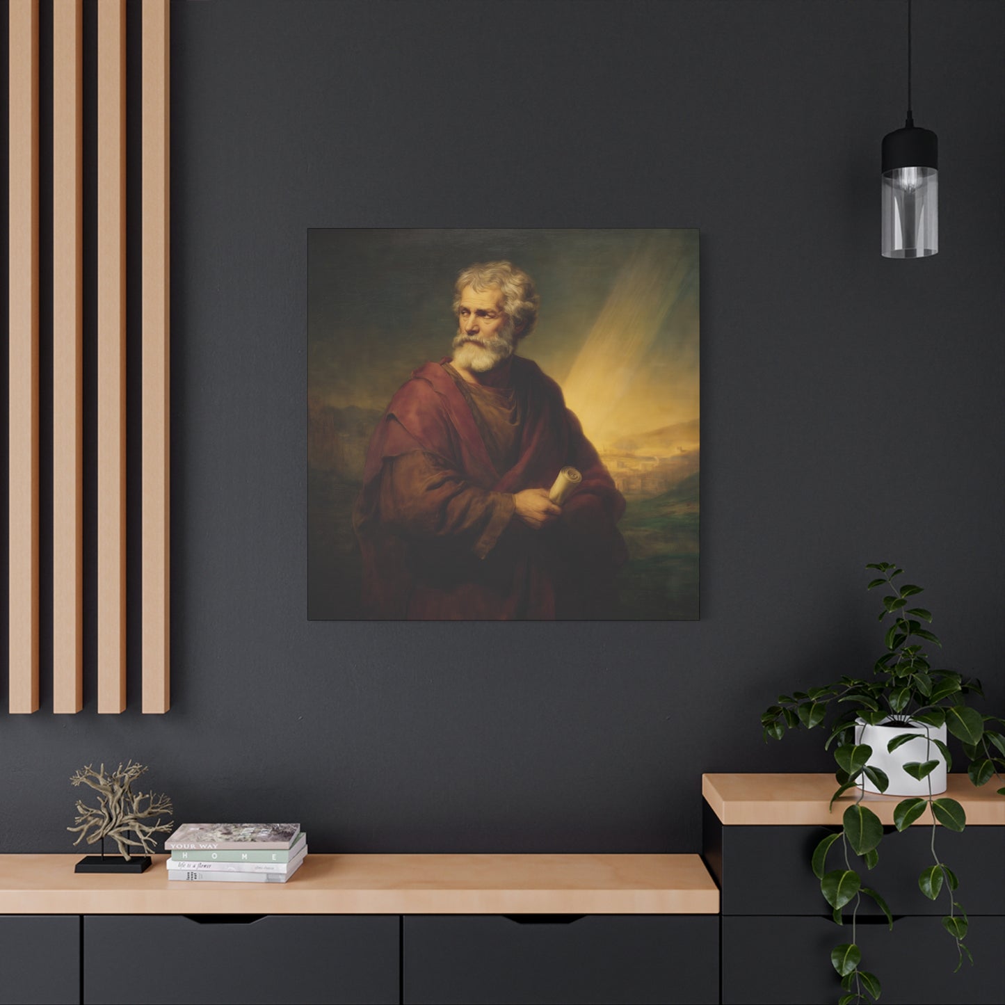 Saint Phillip the Apostle -  Museum Wrapped Canvas - Sanctified Souls Print - Religious Art for your Home