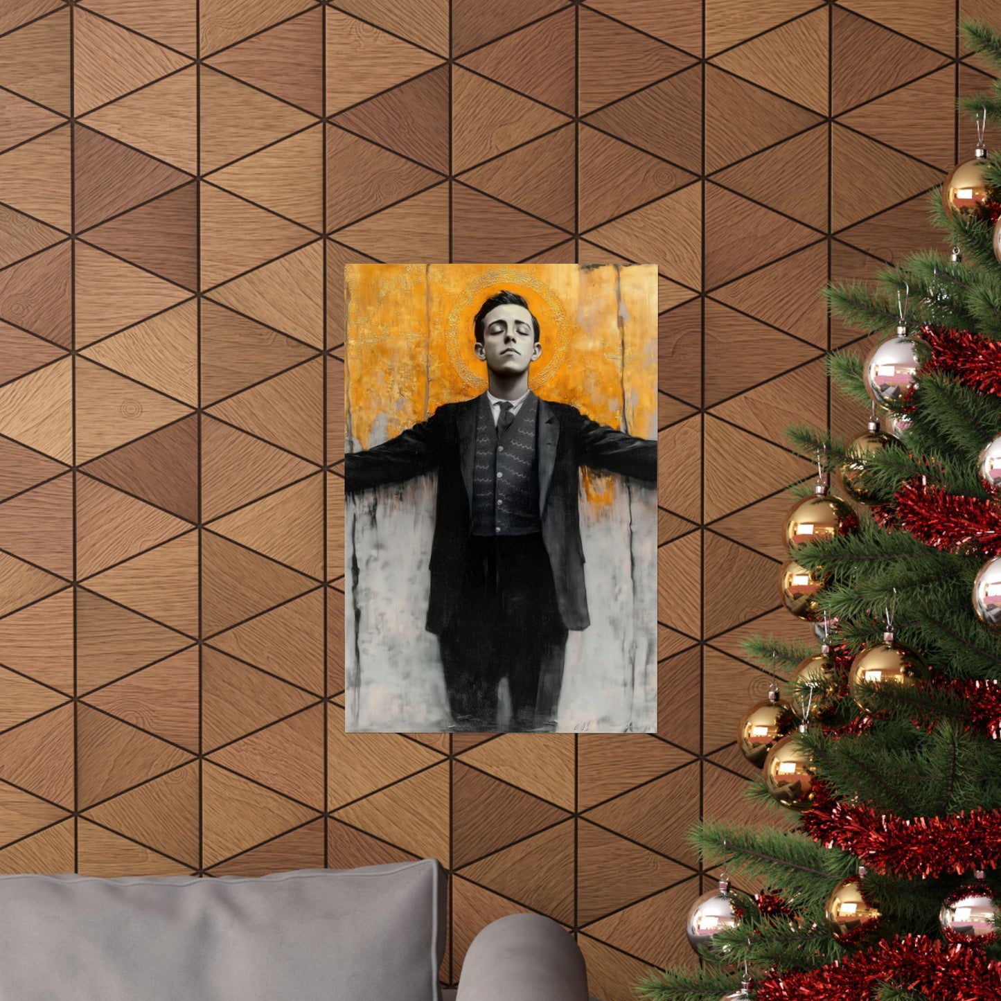 Blessed Miguel Pro - Sanctified Souls Print - Multiple Sizes - Premium Matte Vertical Posters - Catholic Saint art - Prayer Room Print