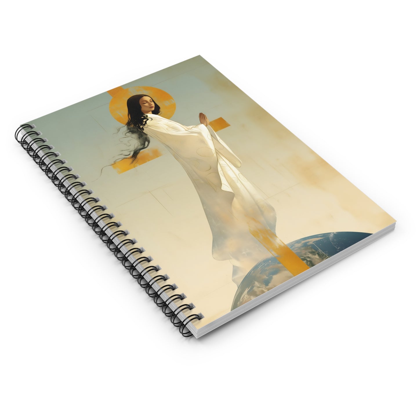Our Lady of Akita - Mother Mary - Journal - Sanctified Souls Art - Religious Based Notebook - Spiral Notebook