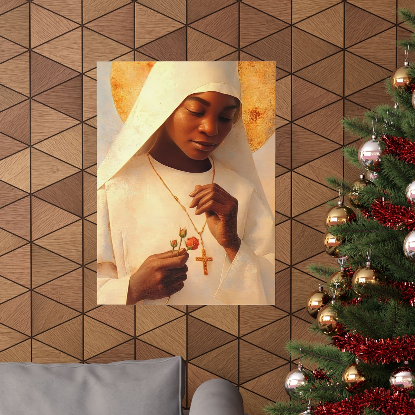 Blessed Marie-Clementine Anuarite Nengapeta - Sanctified Souls Print - Multiple Sizes - Premium Matte Vertical Posters