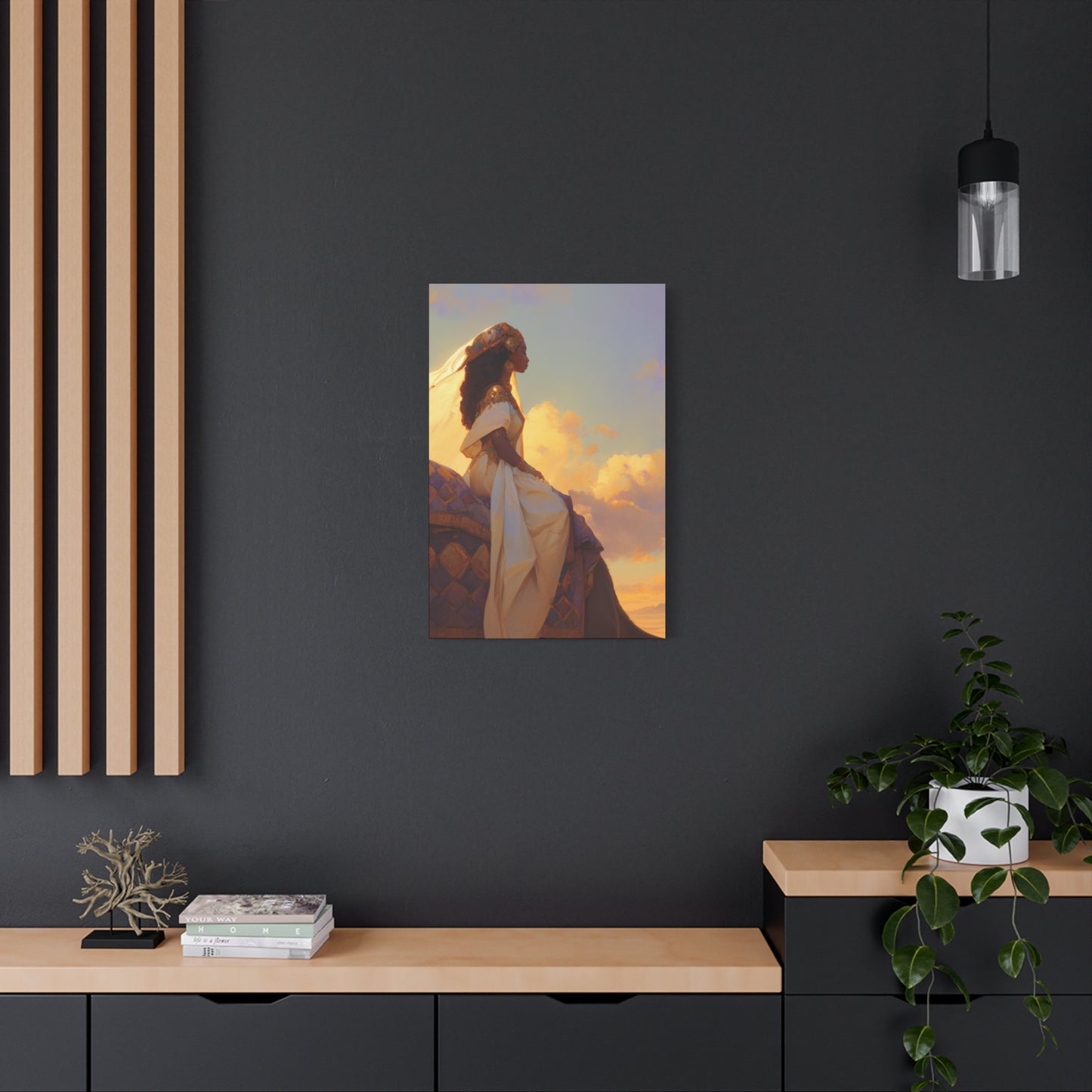 Queen of Sheba - Gallery Wrapped Canvas - Print - Religious Art for your Home - Catholic Art