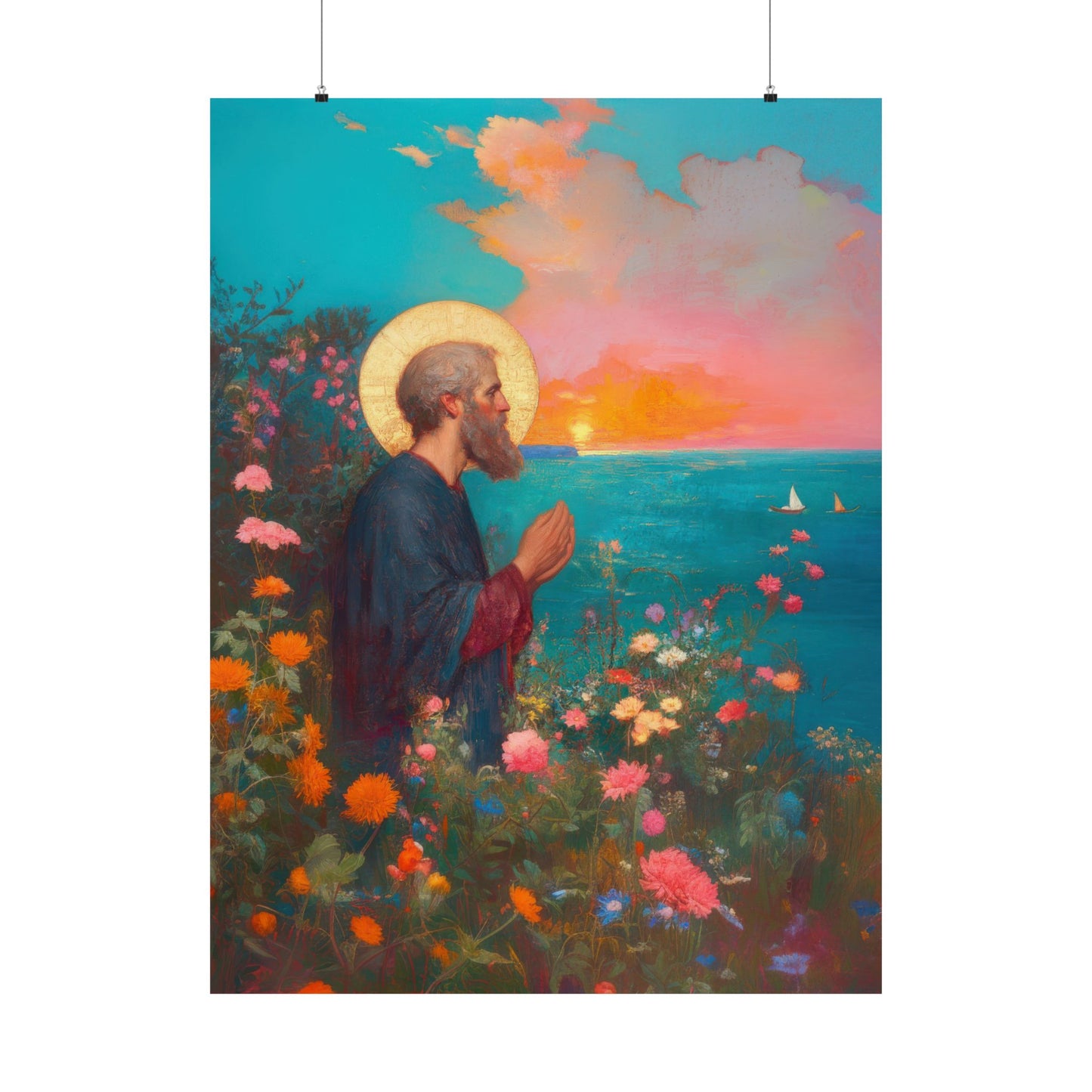 Saint Philip the Apostle - Sanctified Souls Print - Multiple Sizes - Premium Matte Vertical Posters