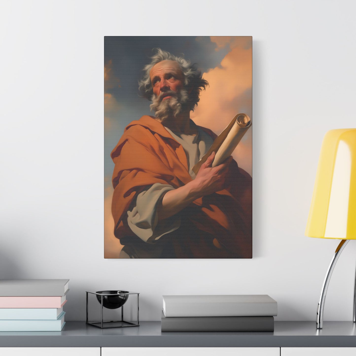 Saint Paul the Apostle-  Wrapped Canvas Print - Multiple Sizes - Catholic Home art Matte Canvas, Stretched