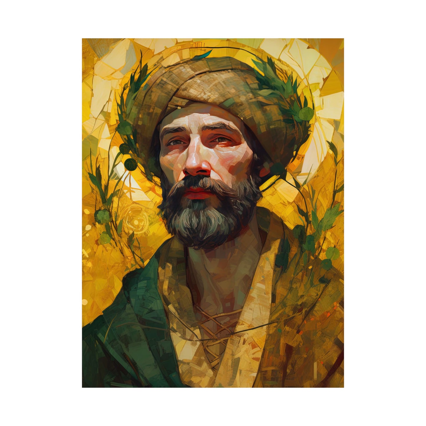 Saint Isidore the Farmer - Sanctified Souls Print - Multiple Sizes - Premium Matte Vertical Posters