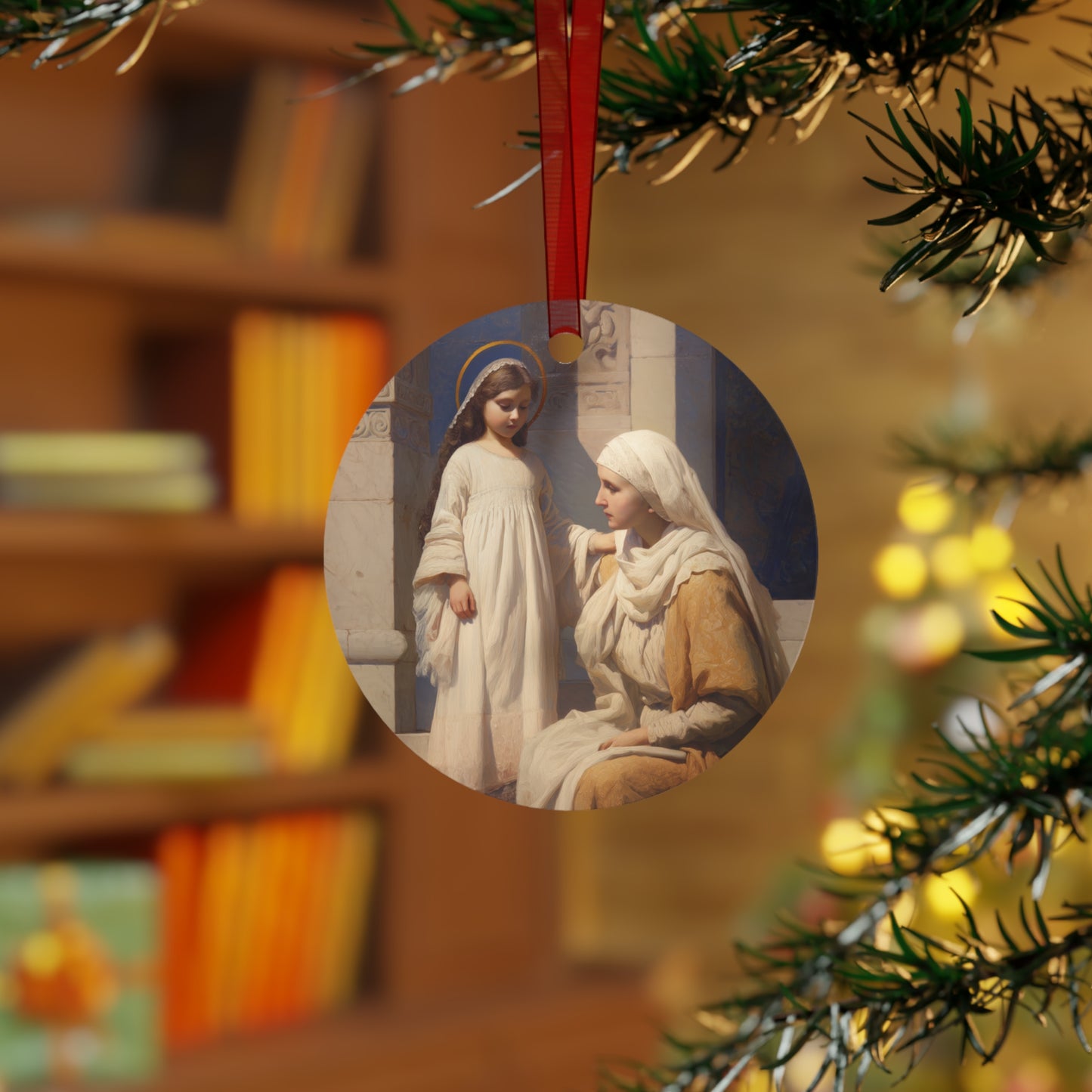 The Feast of the Presentation of the Blessed Mary - Ornament - Religious Holiday Christmas Ornament and Keepsake - Double sided