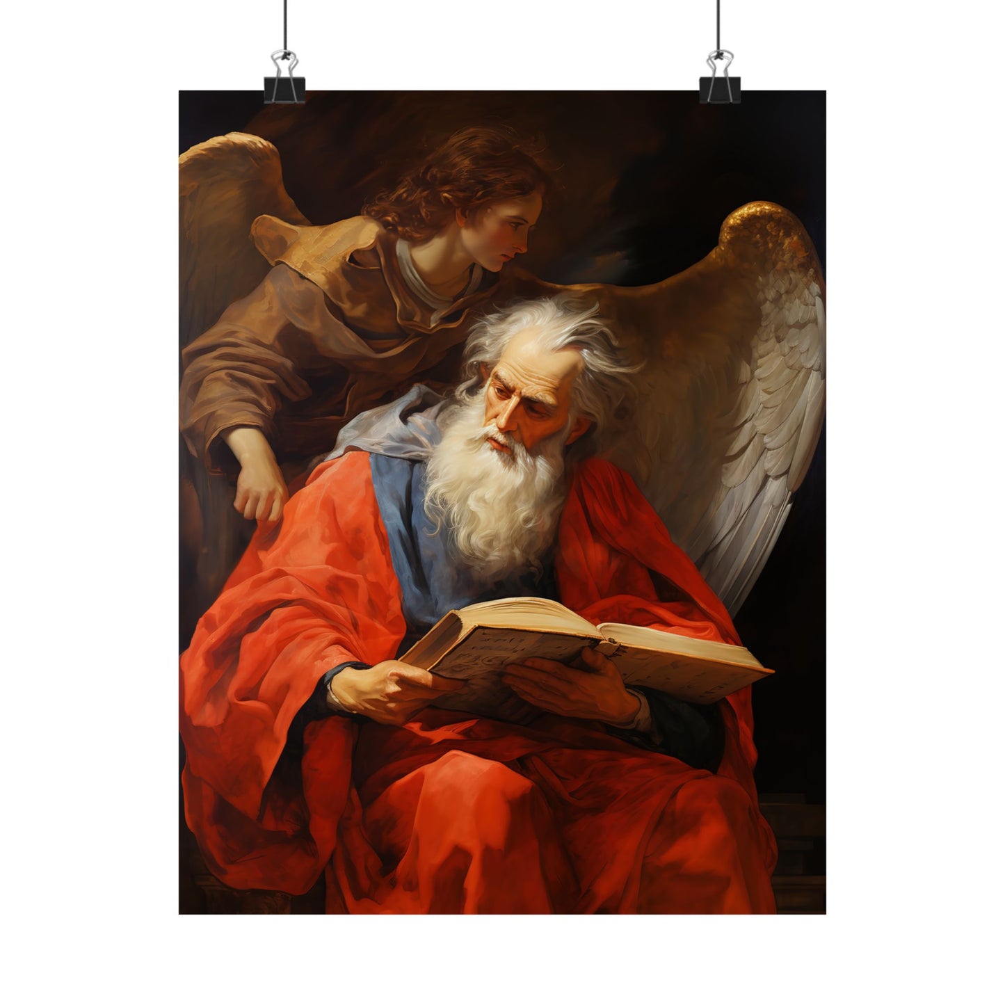 Saint Matthew the Apostle Print - Sanctified Souls Print - Multiple Sizes - Premium Matte Vertical Posters