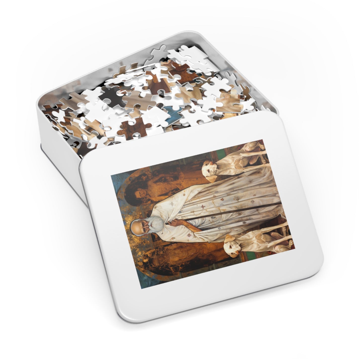 Saint Lazarus of Bethany - Puzzle and Keepsake Tin - Religious Jigsaw Puzzle (30, 110, 252, 500,1000-Piece) - Religious Puzzle