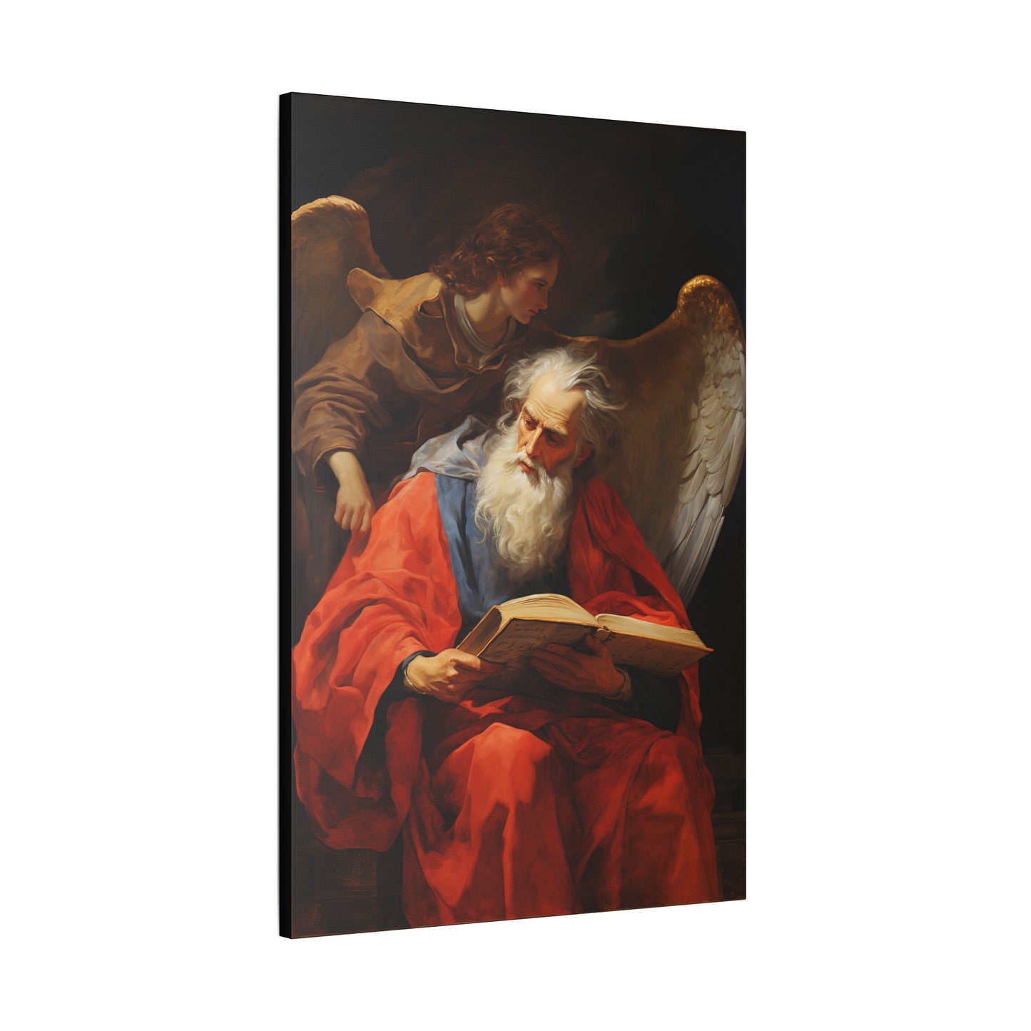 Saint Matthew the Apostle - Museum Wrapped Canvas - Sanctified Souls Print - Religious Art for your Home