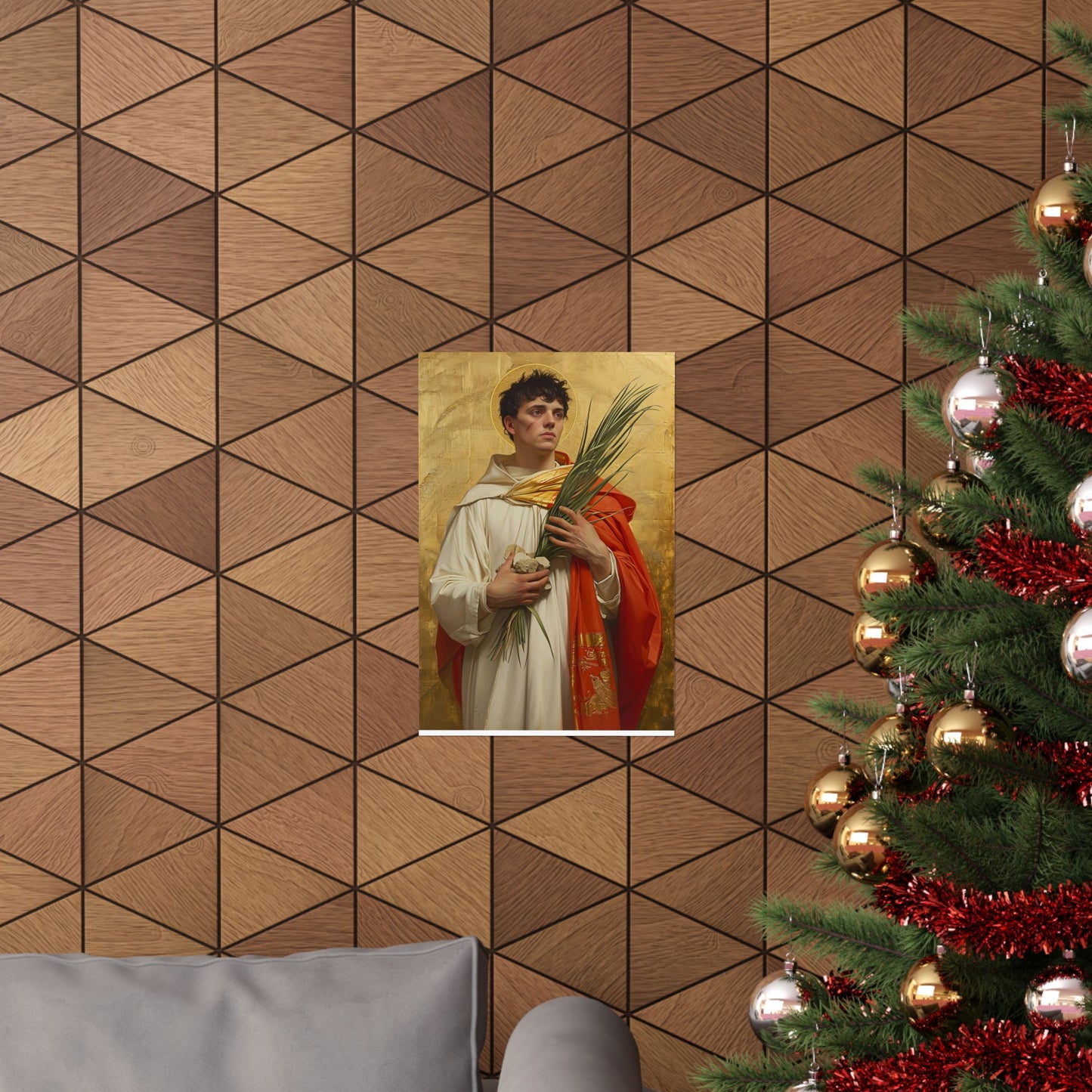 Saint Stephen - Sanctified Souls Print - Multiple Sizes - Premium Matte Vertical Posters