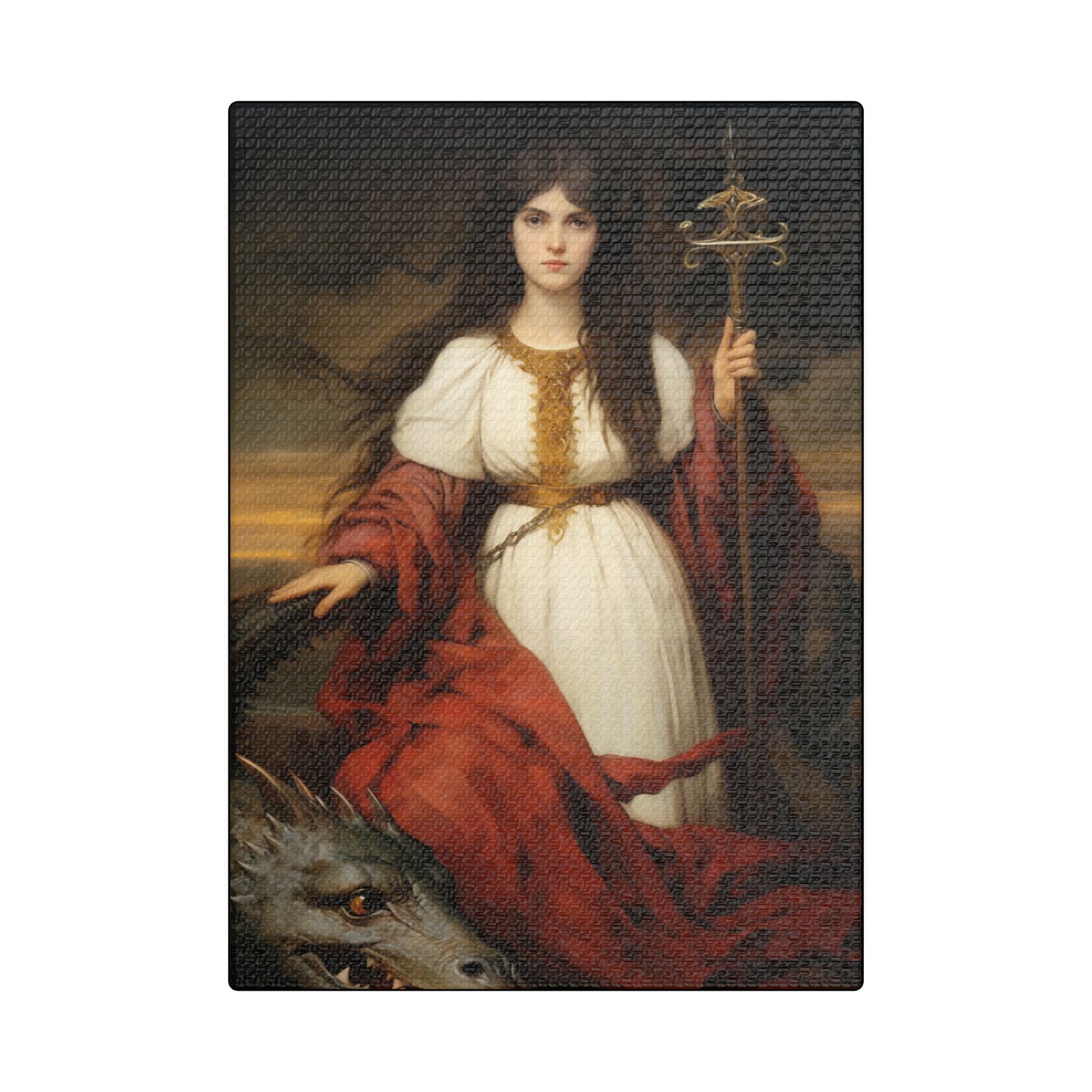Saint Martha of Bethany Canvas Print - Multiple Sizes - Catholic Home art - Museum Wrapped Canvas - Sanctified Souls Print