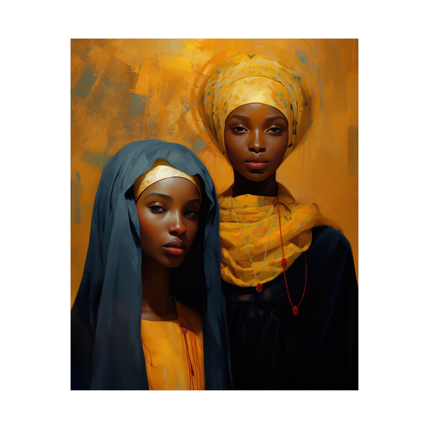 Saint Perpetua and Saint Felicity Print - Sanctified Souls Print - Multiple Sizes - Premium Matte Vertical Posters