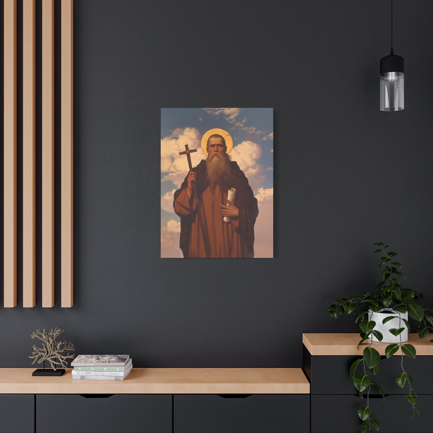 Saint Joannicus the Great / Loannikios of Mount Olympus - Gallery Wrapped Canvas - Print - Religious Art for your Home - Catholic Art Print