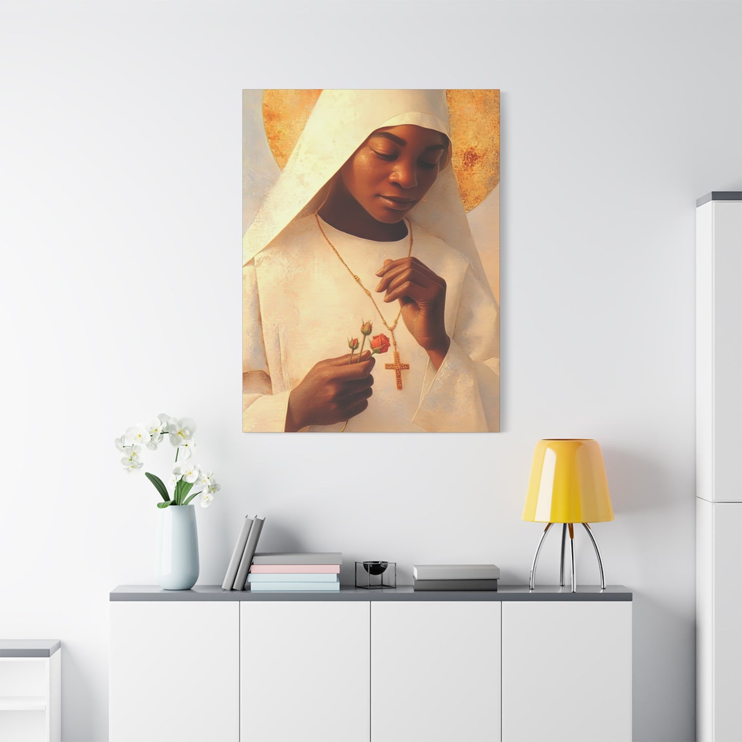 Blessed Marie-Clementine Anuarite Nengapeta - Gallery Wrapped Canvas - Print - Religious Art for your Home - Catholic art print