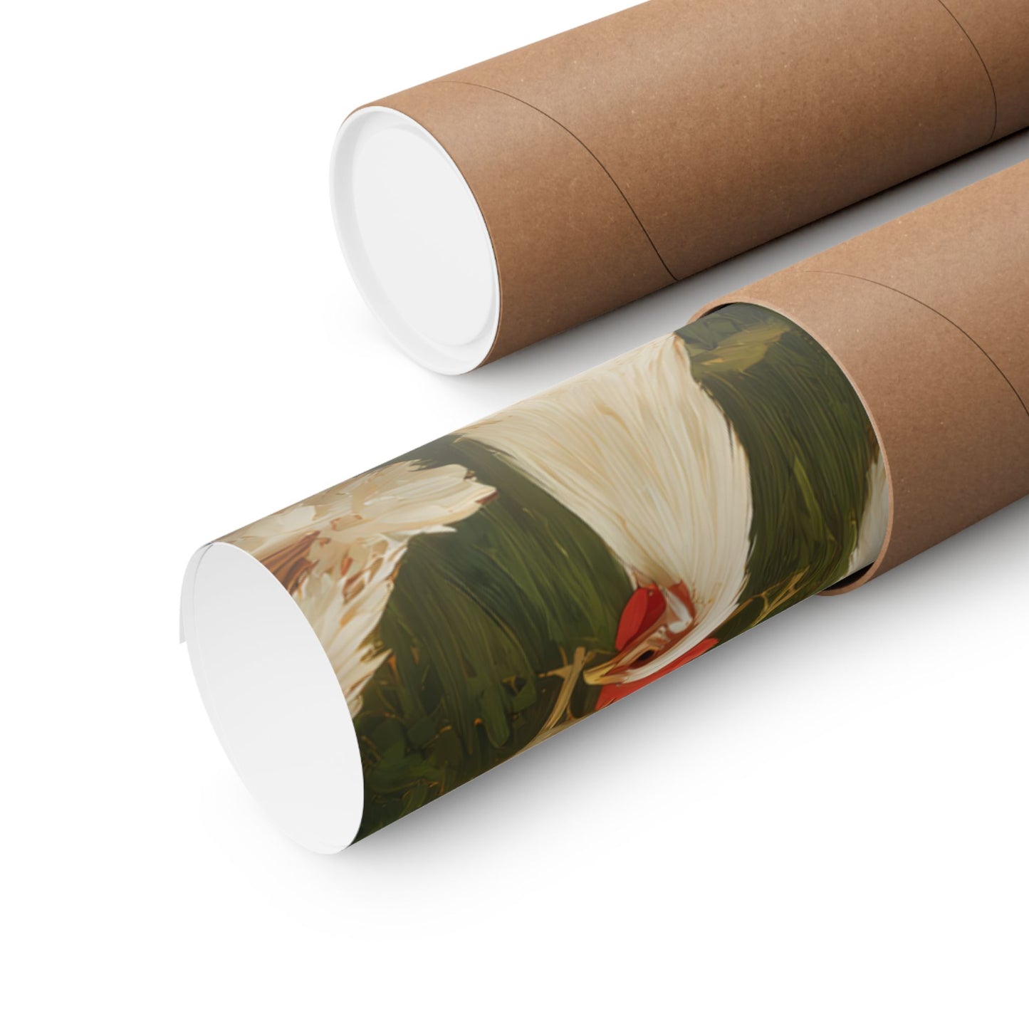 Our Lady of the Hens: Protector of the Humble Flock - Sanctified Souls Print - Multiple Sizes - Premium Posters - Catholic Art - Christian