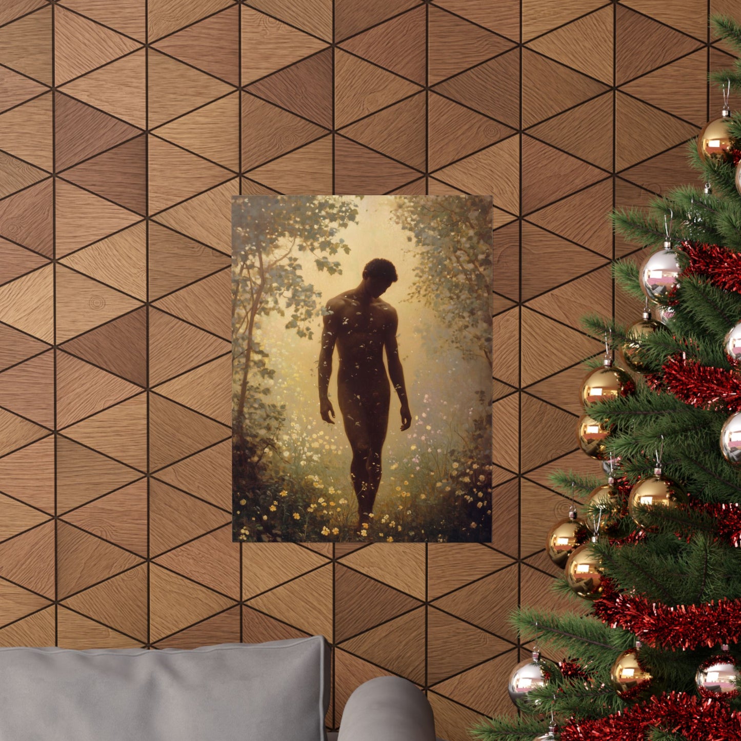 Saint Adam - Sanctified Souls Print - Multiple Sizes - Premium Posters - Catholic Art - Christian Home Decor Artwork