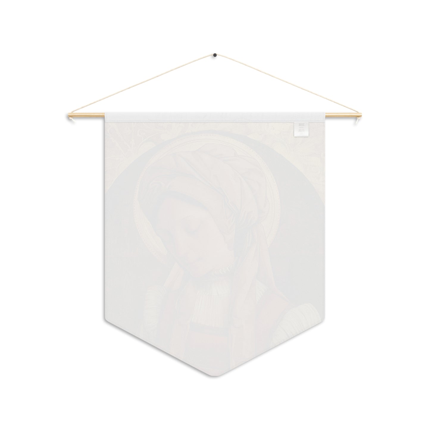 Saint Anne Line Wall Banner / Wall Hanging - Prayer room art - Catholic - Large Saint Art - 18" x 21" - Anna Line - Prayer Room Print