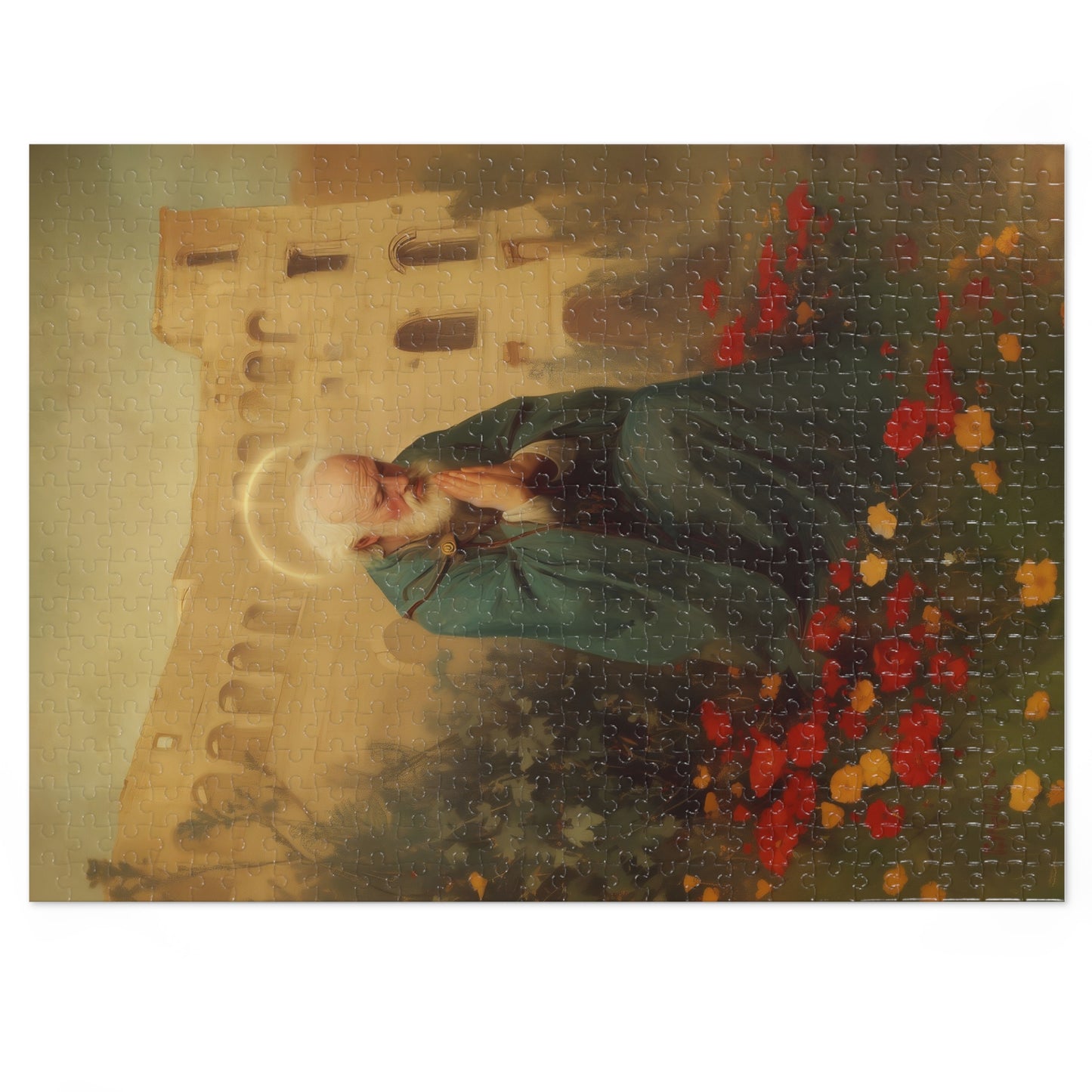 Saint Cyprian - Puzzle and Tin - Religious Jigsaw Puzzle (30, 110, 252, 500,1000) - Gift Catholic Families