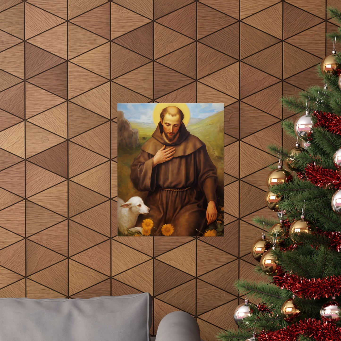 Saint Francis of Assisi - Sanctified Souls Print - Multiple Sizes - Premium Matte Vertical Posters
