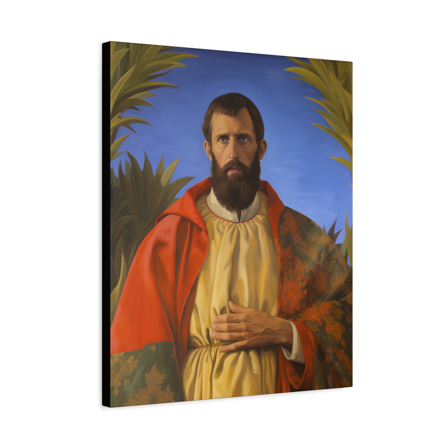 Saint Thomas the Apostle - Museum Wrapped Canvas - Sanctified Souls Print - Religious Art for your Home