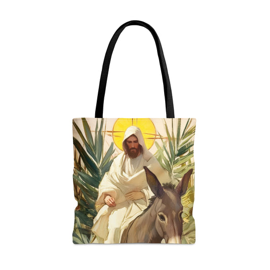 Benedictus Qui Venit (Blessed is He who comes) Tote Bag - Large Medium Small Faith Art Bag - Catholic Faith Purse - Double Sided