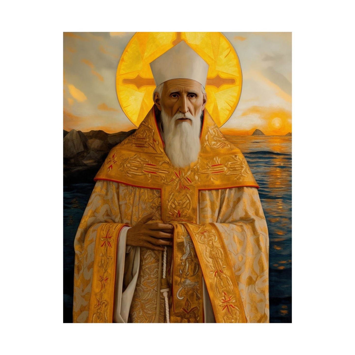 Saint Innocent of Alaska - Sanctified Souls Print - Multiple Sizes - Premium Matte Vertical Posters
