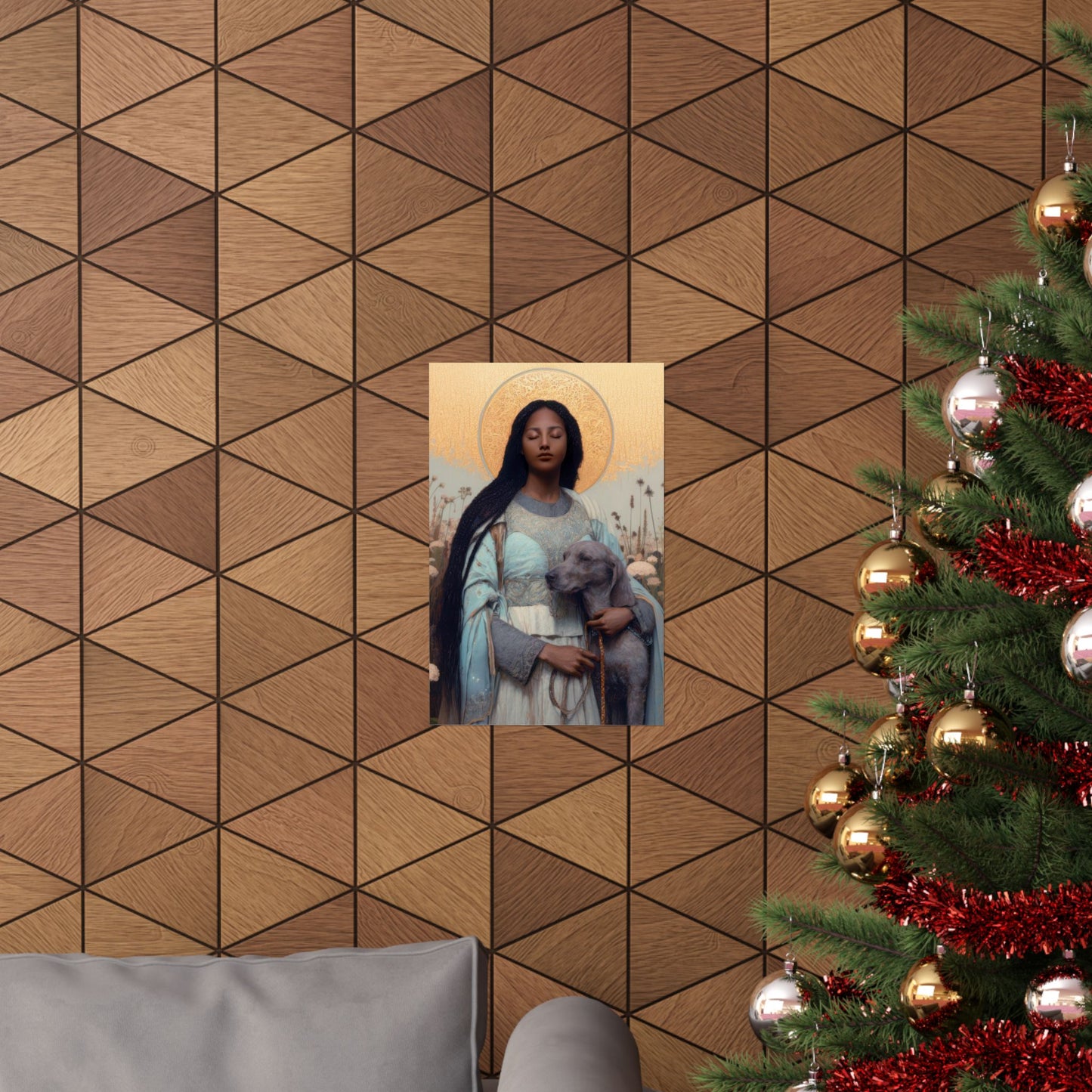 Saint Quiteria - Sanctified Souls Print - Multiple Sizes - Premium Matte Vertical Posters