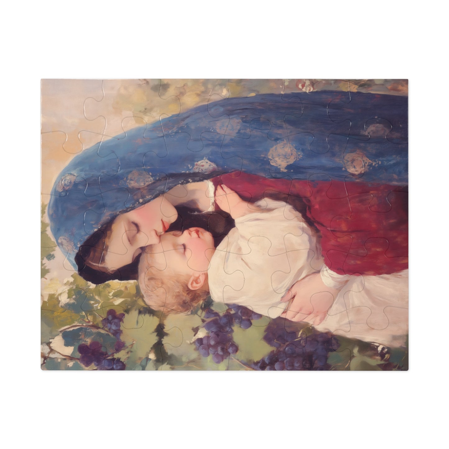 Our Lady of the Grapes / Out Lady of the Harvest - Puzzle & Keepsake Tin - Religious Jigsaw Puzzle (30, 110, 252, 500,1000-Piece)