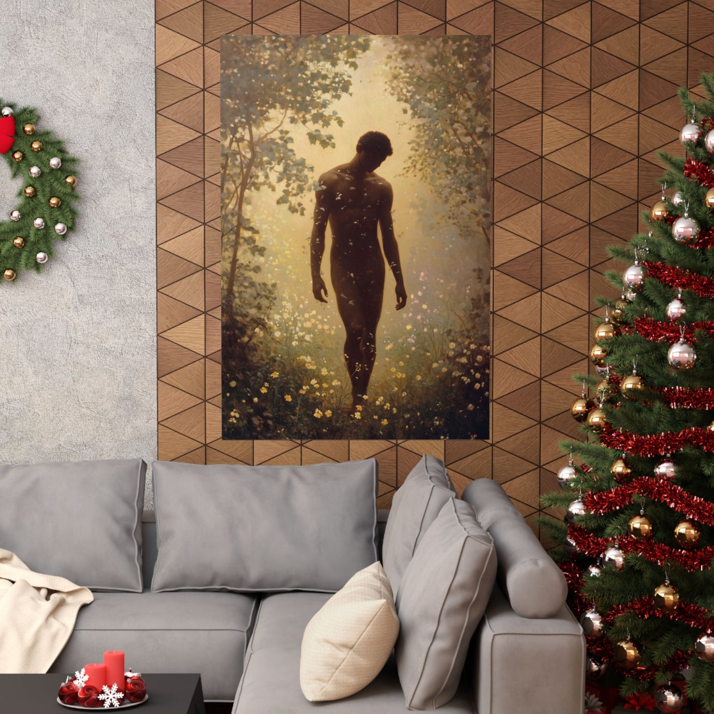 Saint Adam - Sanctified Souls Print - Multiple Sizes - Premium Posters - Catholic Art - Christian Home Decor Artwork