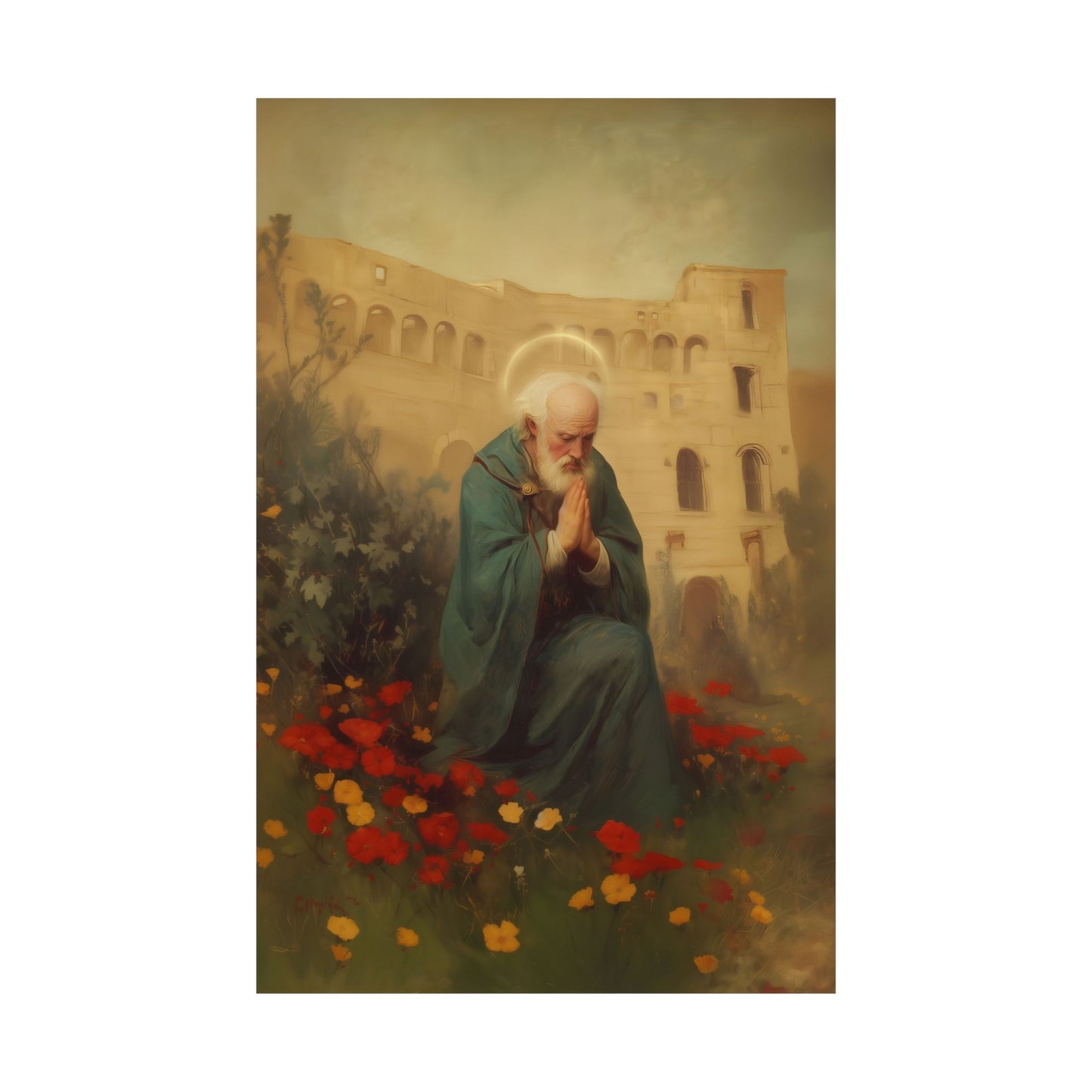 Saint Cyprian -  Catholic Art - Multiple Sizes - Premium Posters - Catholic Art - Christian Home - Catholic Saint Art