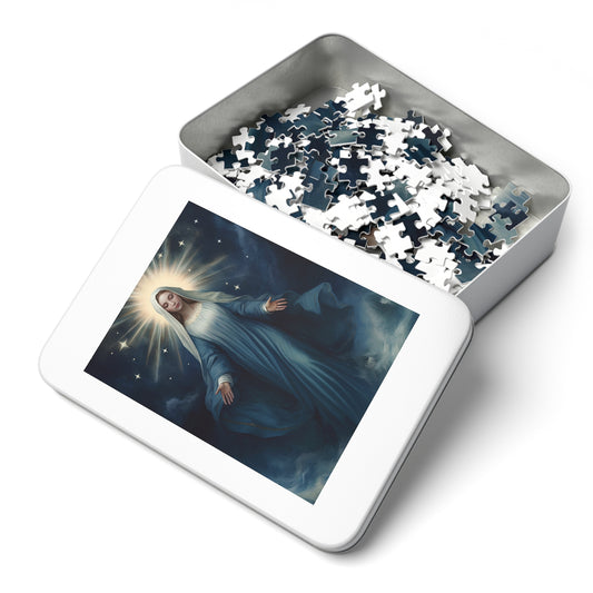 Our Lady Star of the Sea - Puzzle and Keepsake Tin - Religious Jigsaw Puzzle (30, 110, 252, 500,1000-Piece) - Religious Puzzle