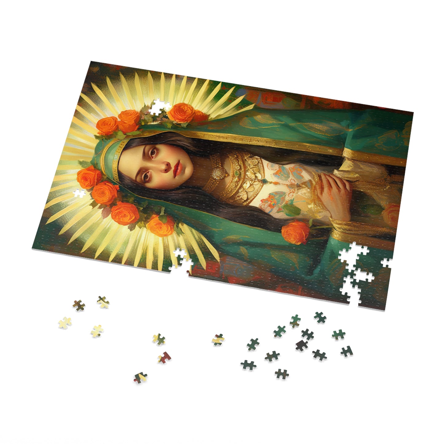 Patroness of Hope : Our Lady of Gudalupe - Puzzle and Keepsake Tin - Jigsaw Puzzle (30, 110, 252, 500,1000-Piece) - Religious Puzzle